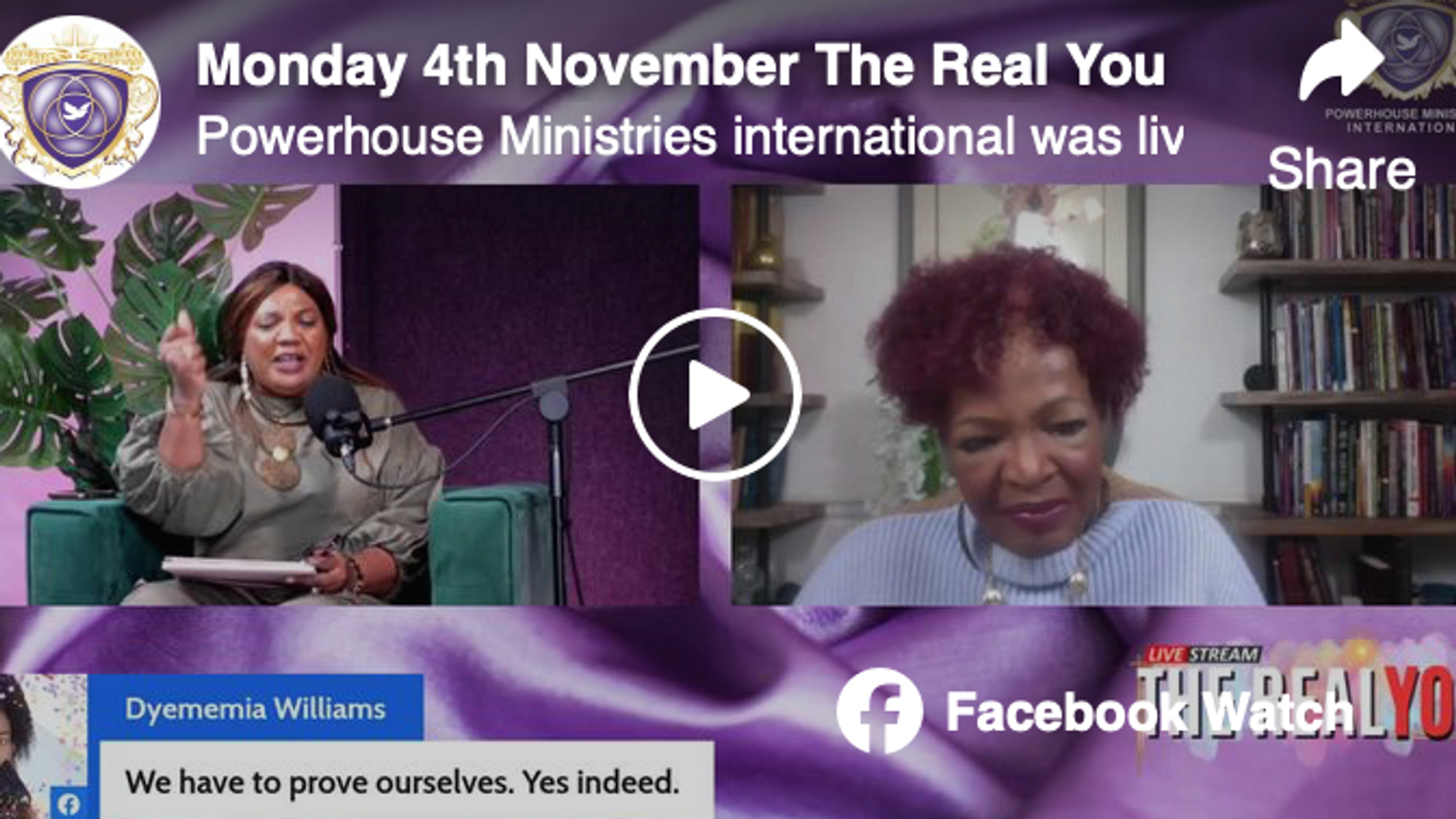 The Real You: Apostle Paulette & Apostle Sharon